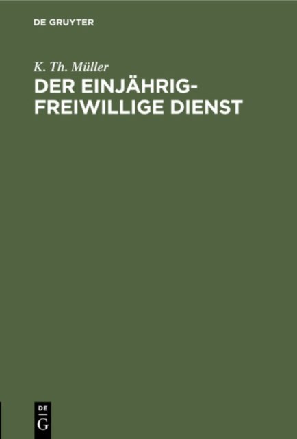 einjährig-freiwillige Dienst