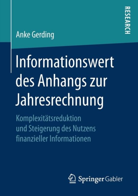 Informationswert des Anhangs zur Jahresrechnung