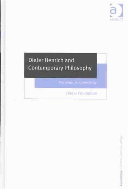 Dieter Henrich and Contemporary Philosophy