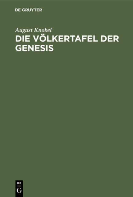 Völkertafel der Genesis