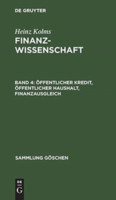 Offentlicher Kredit, offentlicher Haushalt, Finanzausgleich