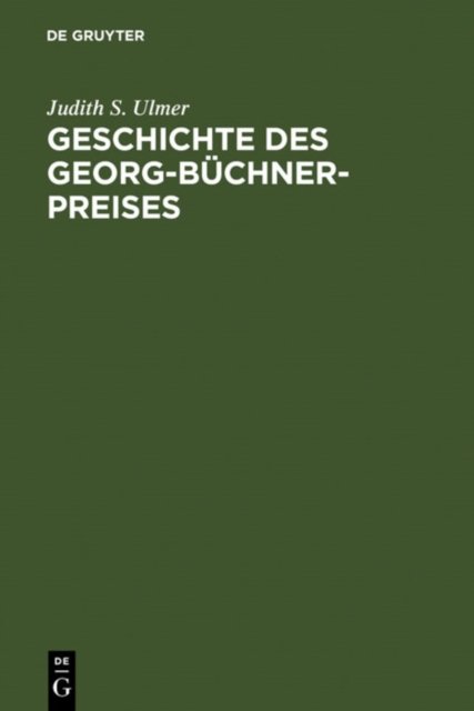 Geschichte des Georg-Buchner-Preises