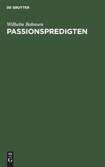 Passionspredigten