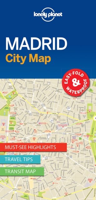 Lonely Planet Madrid City Map