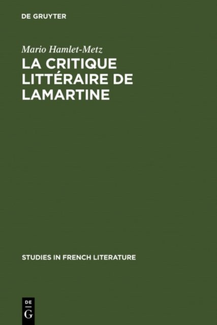 critique littéraire de Lamartine