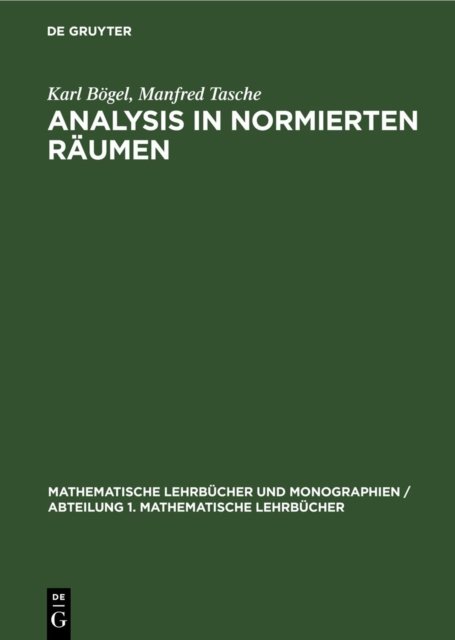 Analysis in Normierten Raumen