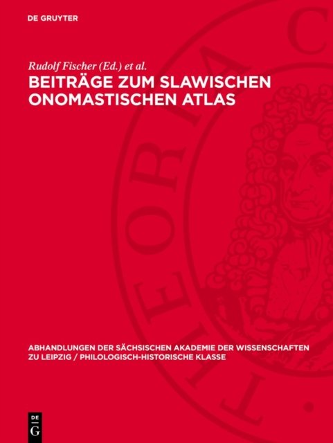 Beitrage Zum Slawischen Onomastischen Atlas