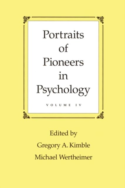 Portraits of Pioneers in Psychology