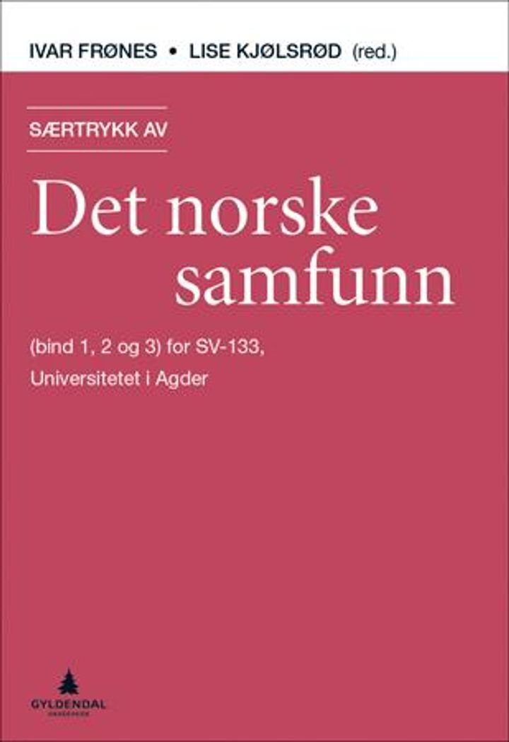 Særtrykk av Det norske samfunn - (bind 1, 2 og 3) for SV-133, Universitetet i Agder