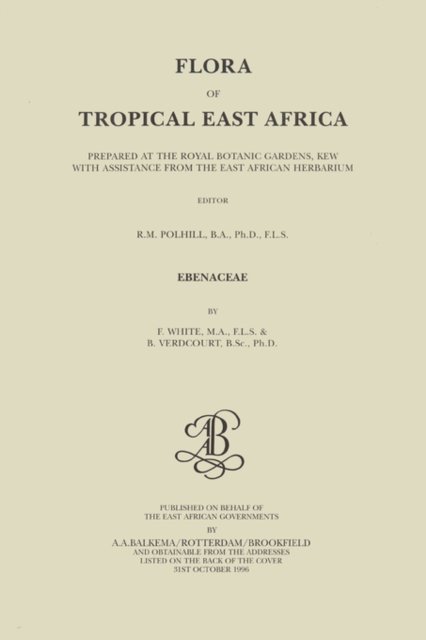 Flora of Tropical East Africa - Ebenaceae (1996)