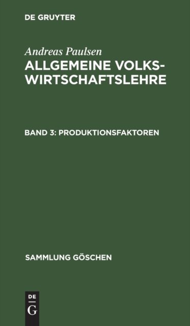 Produktionsfaktoren
