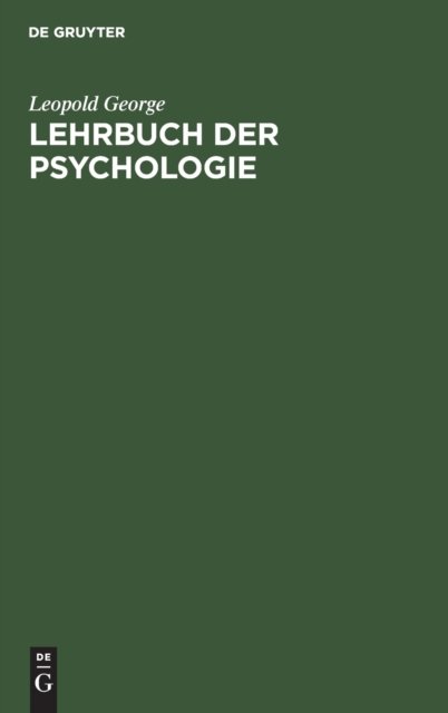 Lehrbuch Der Psychologie