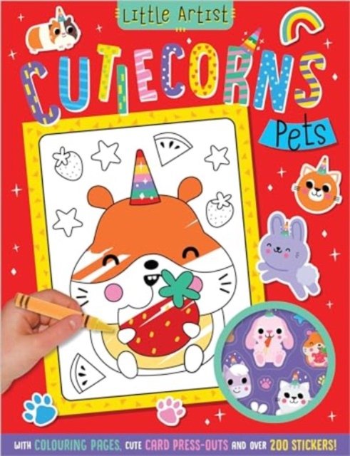 Little Artist Cutiecorns Pets Colouring Book