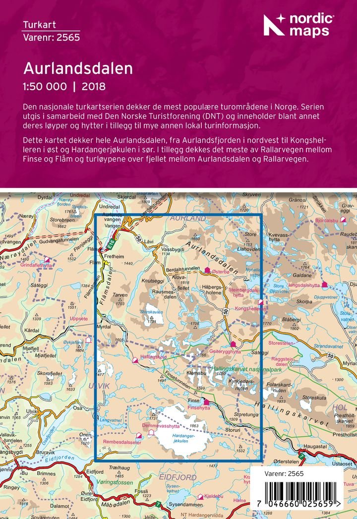 Aurlandsdalen DNT Turkart