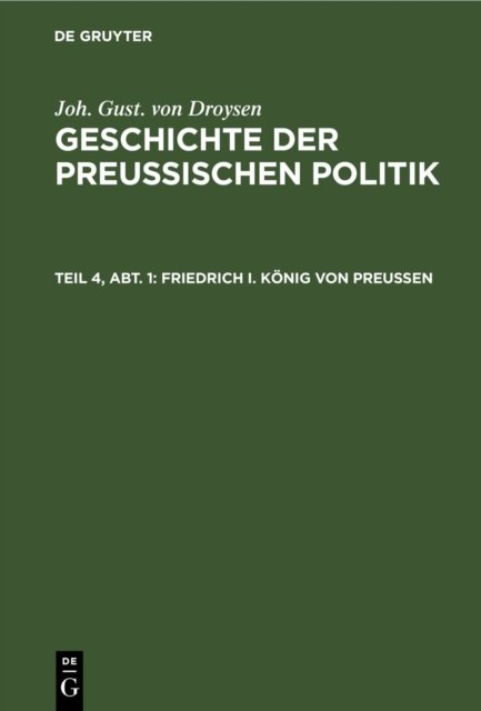 Friedrich I. Konig Von Preußen