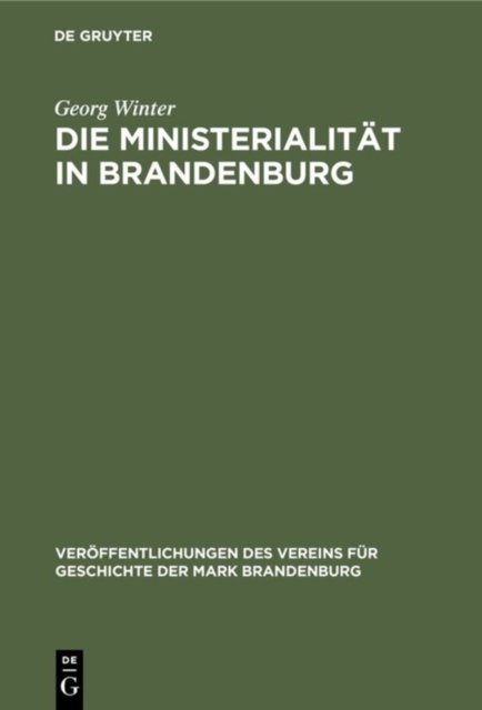 Die Ministerialitat in Brandenburg