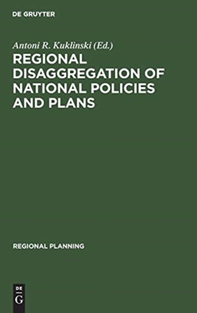 Regional Disaggregation of National Policies and Plans