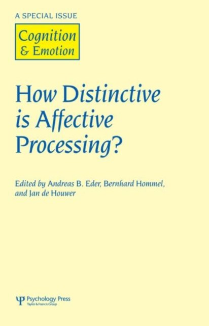 How Distinctive is Affective Processing?