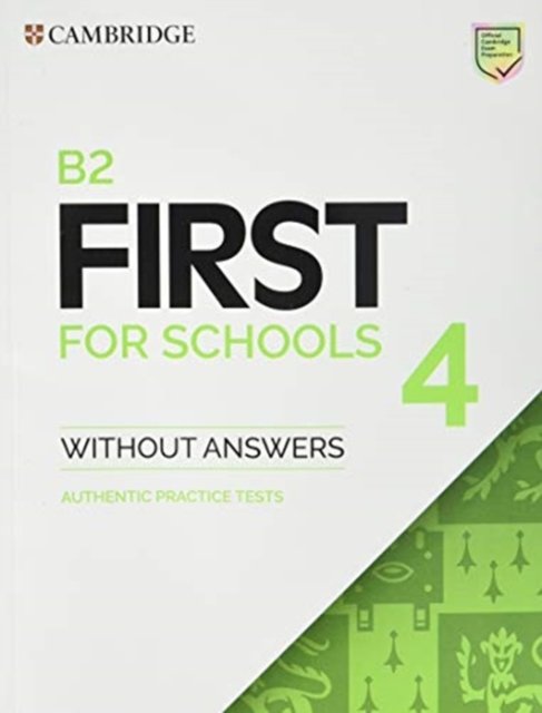 B2 First for Schools 4 Book Without Answers