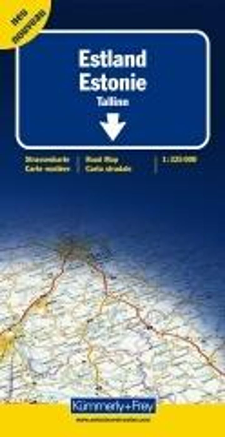 Estland = Estonie : carte routière = Estonia : road map = Estonia : carta stradale