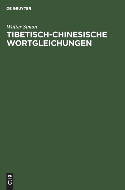 Tibetisch-chinesische Wortgleichungen