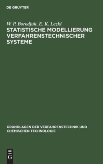 Statistische Modellierung Verfahrenstechnischer Systeme
