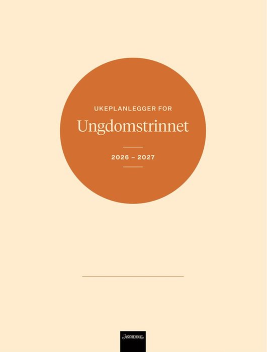 Ukeplanlegger for ungdomstrinnet 2026-2027