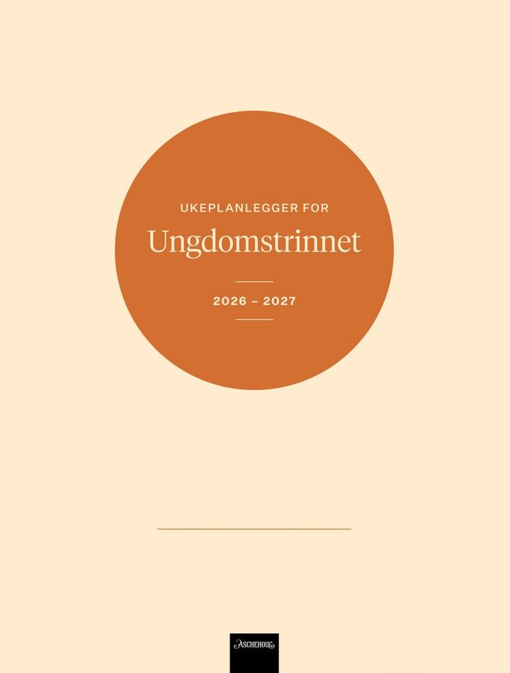 Ukeplanlegger for ungdomstrinnet 2026-2027
