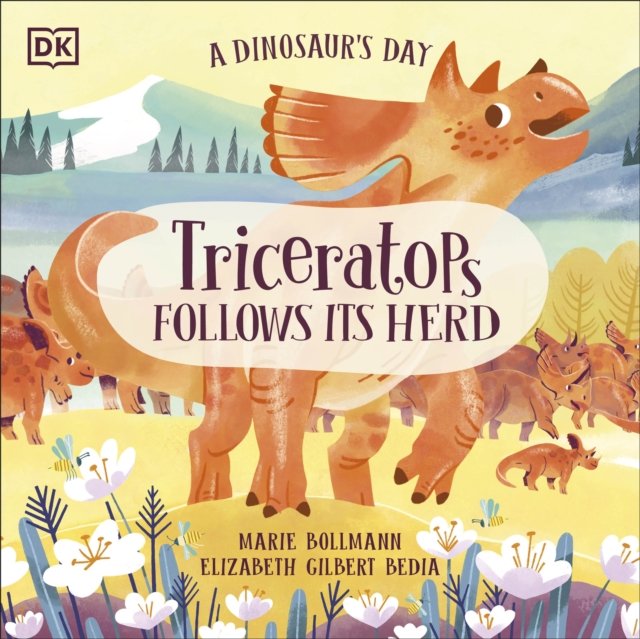 Dinosaur''s Day: Triceratops Follows Its Herd