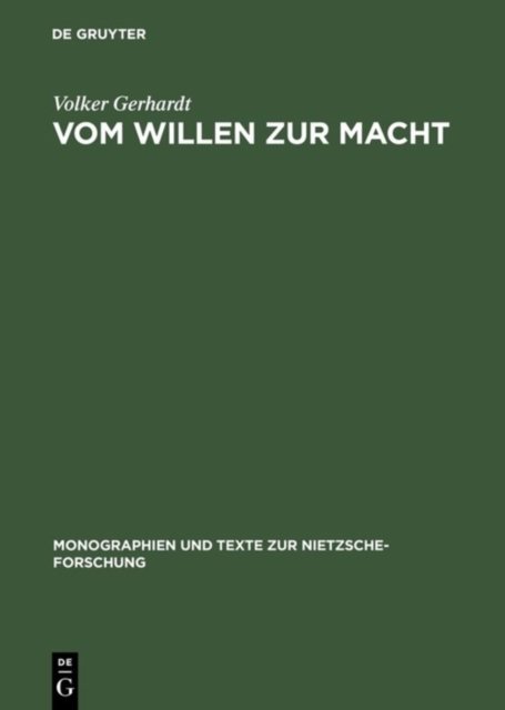 Vom Willen Zur Macht