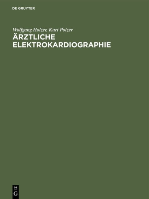 Arztliche Elektrokardiographie