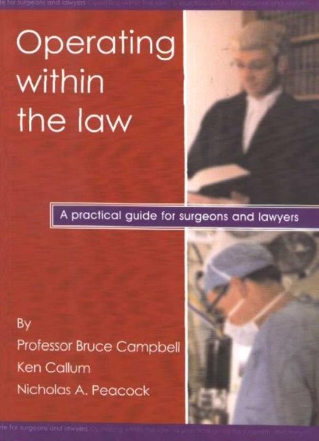 Operating Within the Law