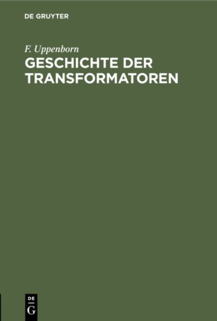 Geschichte Der Transformatoren
