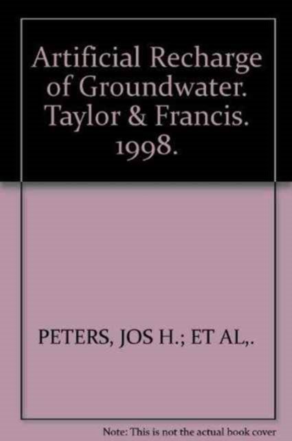 Artificial Recharge of Groundwater