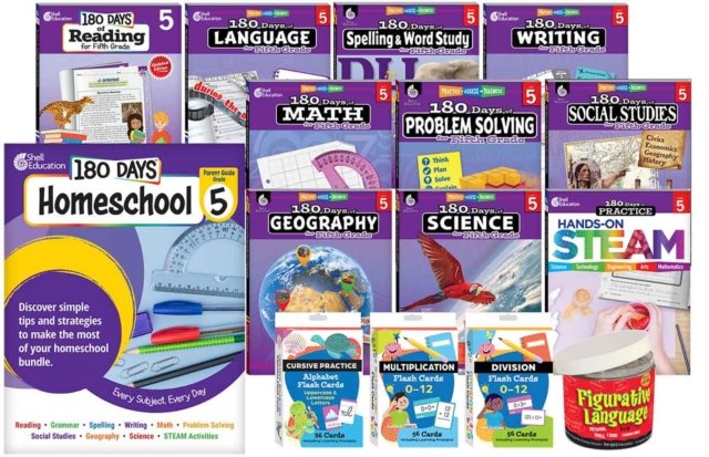 180 Days™: Homeschool Grade 5 Set