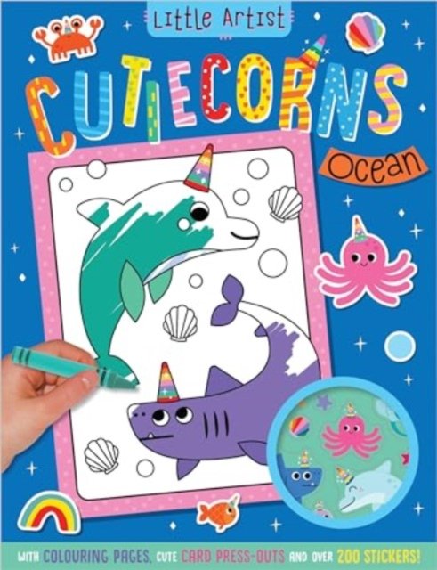 Little Artist Cutiecorns Ocean Colouring Book