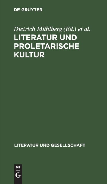Literatur Und Proletarische Kultur