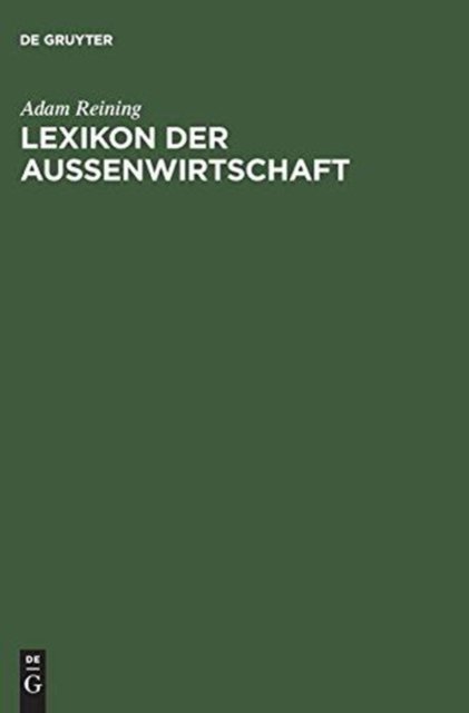 Lexikon Der Außenwirtschaft