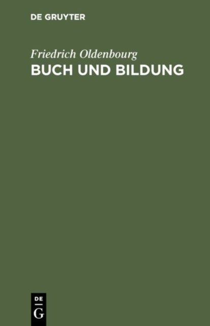Buch Und Bildung