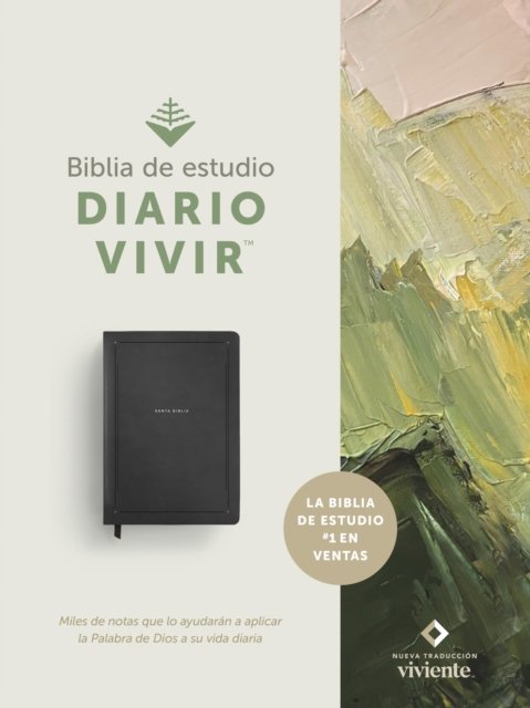 Biblia de estudio del diario vivir NTV (SentiPiel, Negro, Letra Roja)