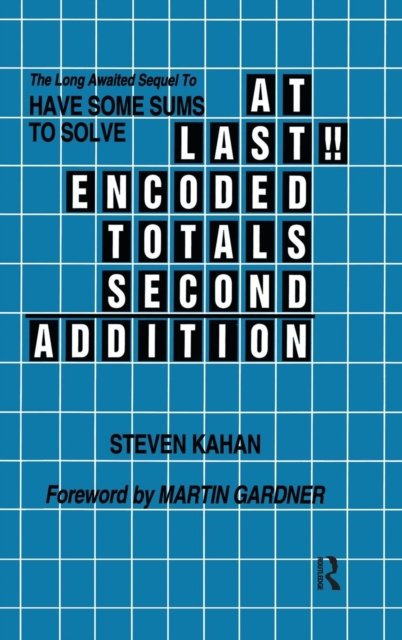 At Last!! Encoded Totals Second Addition
