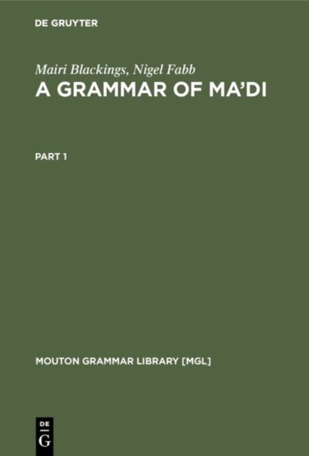 Grammar of Ma''di