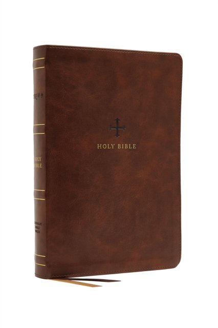 NRSV Large Print Standard Catholic Bible, Brown Leathersoft (Comfort Print, Holy Bible, Complete Catholic Bible, NRSV CE)
