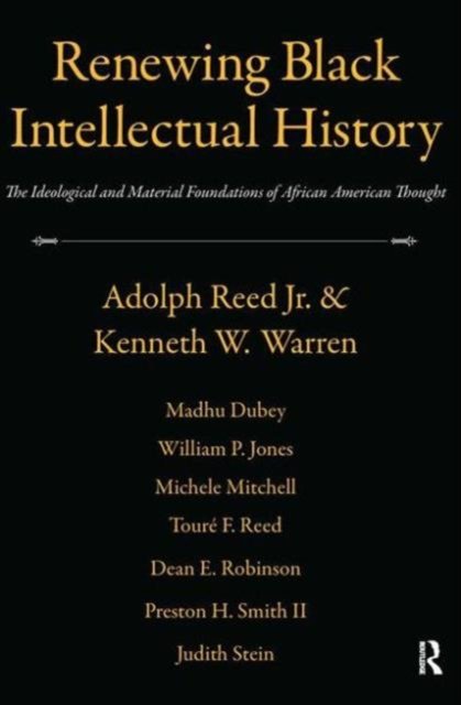 Renewing Black Intellectual History