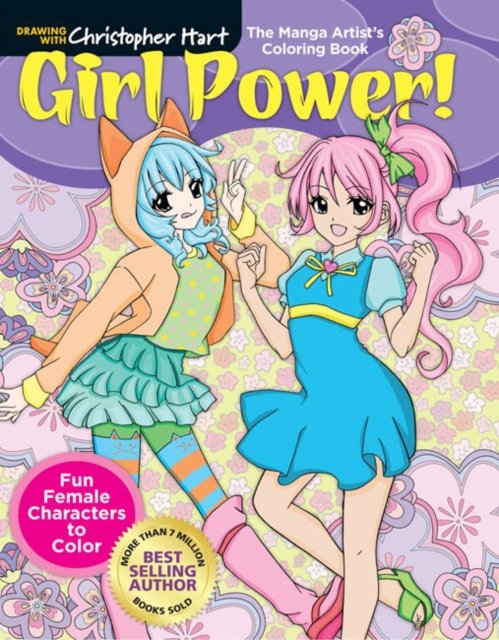 Manga Artist''s Coloring Book: Girl Power!