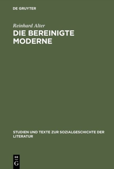 Die bereinigte Moderne