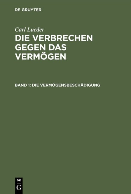 Die Vermogensbeschadigung