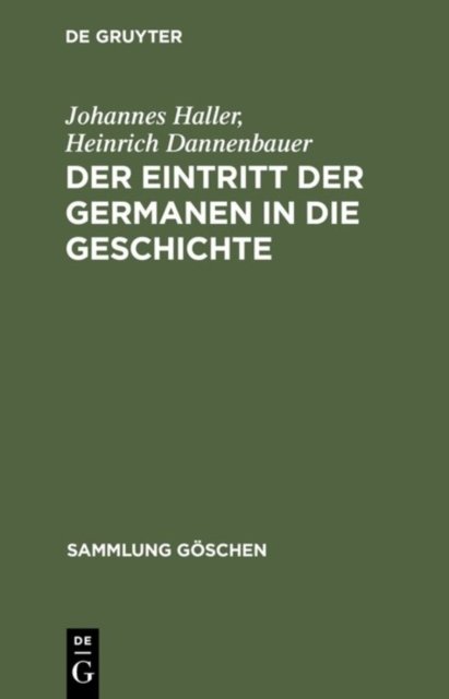 Eintritt der Germanen in die Geschichte