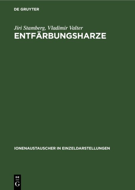 Entfarbungsharze