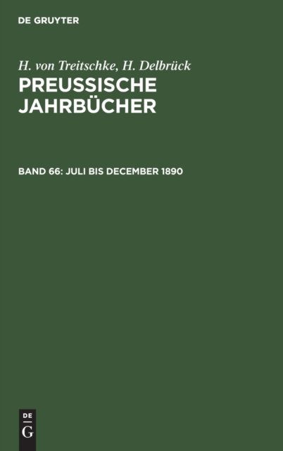 Juli Bis December 1890